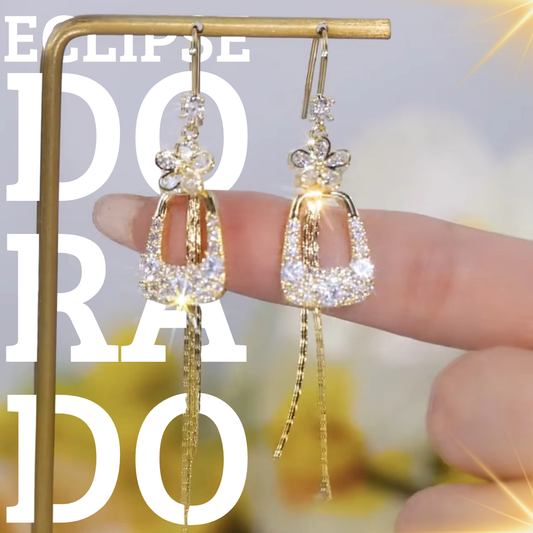 PENDIENTES ECLIPSE DORADO