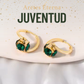 ARETES ESMERALDAS DE LA ETERNA JUVENTUD