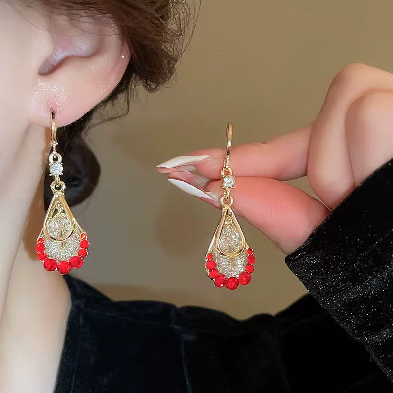 PENDIENTES AMATISTA GOLDEN